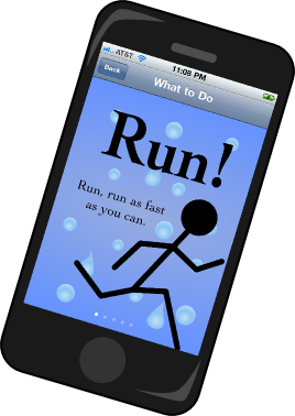 Walk or Run iPhone App